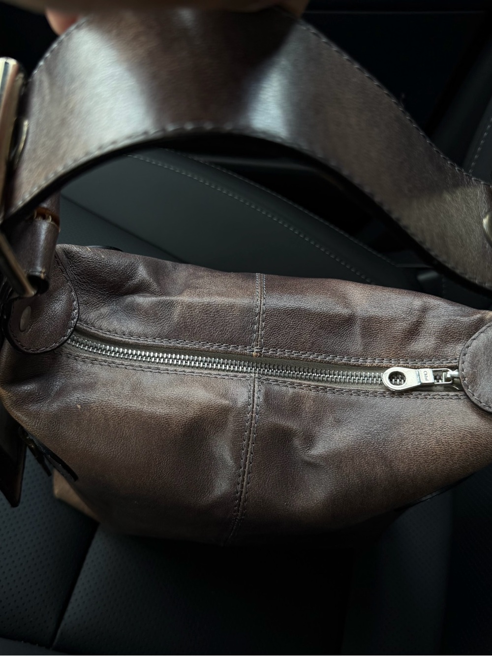 Chloé Phoebe Philo Era Distressed Leather Bag - Picture 11 of 12